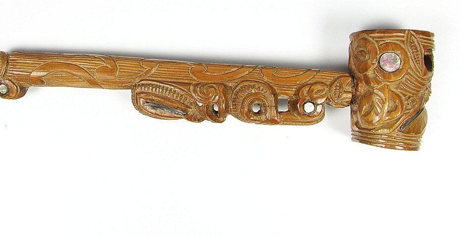 maori carved gavel