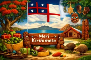 Nga mihi Kirihimete me Te Tau Hou Hari, Christmas Greetings and Happy New Year